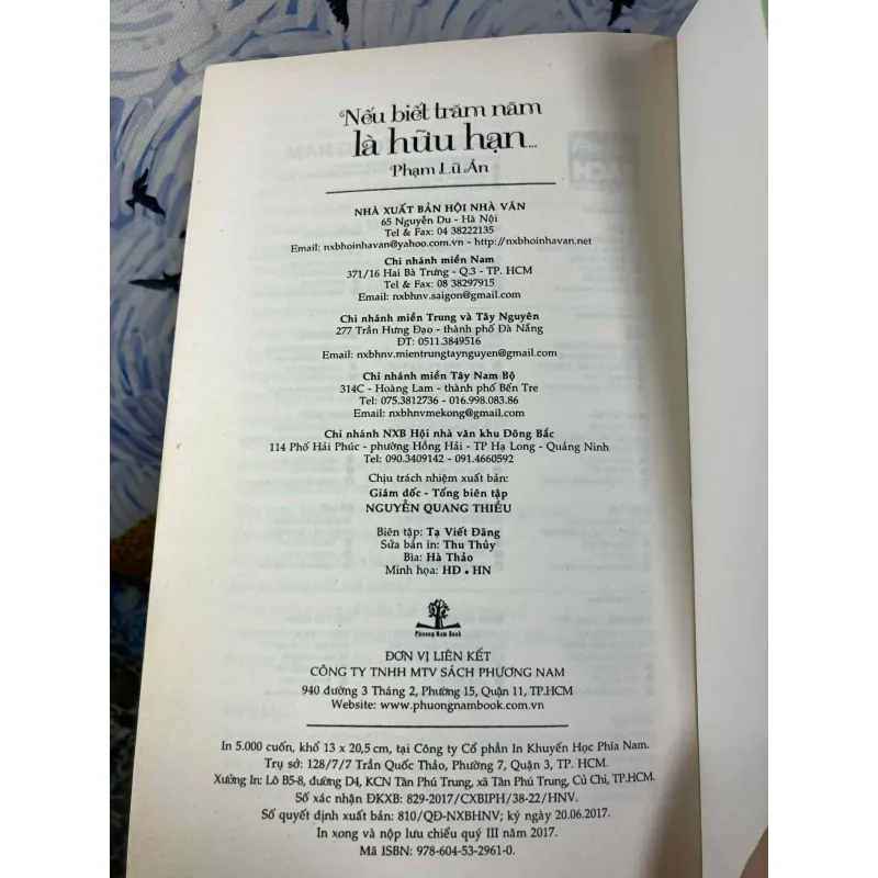 Nếu Biết Trăm Năm Là Hữu Hạn - Phạm Lữ Ân 1020309