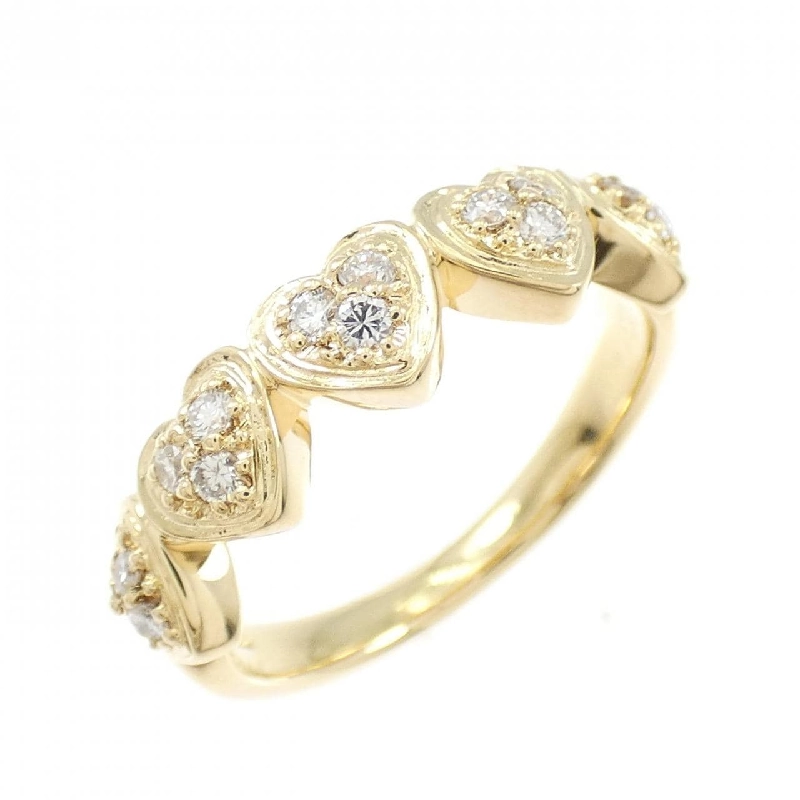 Nhẫn kim cương hình trái tim K18YG 0.23CT - Hàng hiệu Authentic 854099