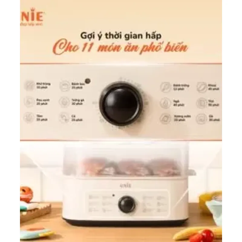 Nồi hấp 18L Unie UE560 – Hấp nhiều món cùng lúc, nhanh – sạch – healthy! 🥗🔥 715949