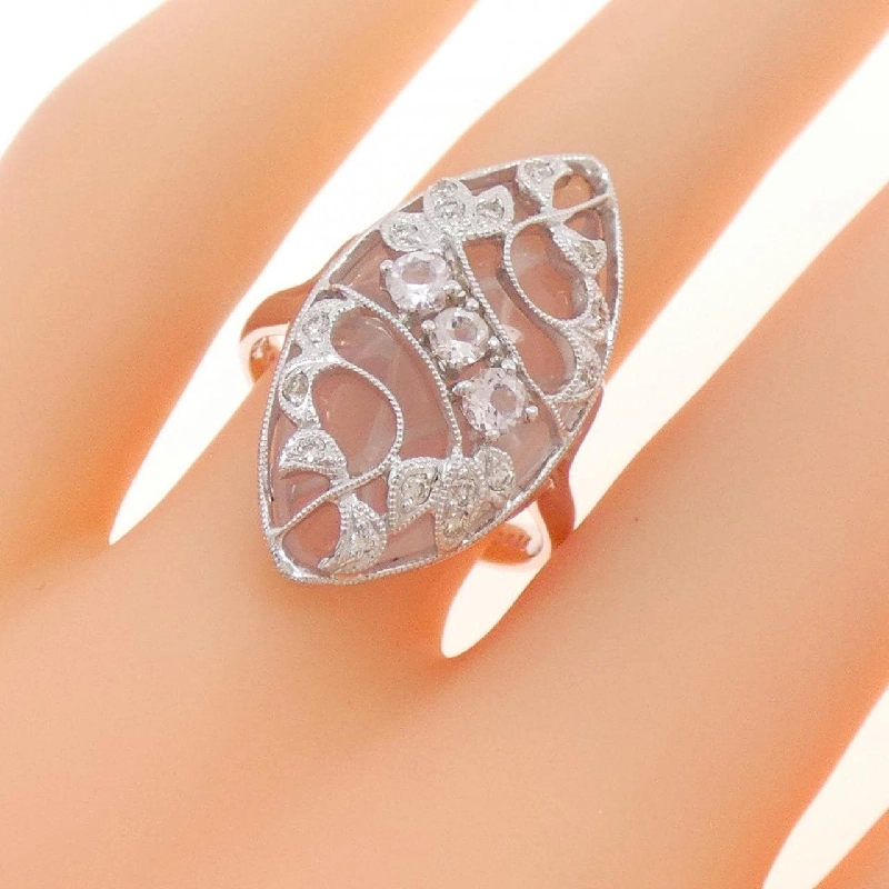 Nhẫn đá màu 750WG - Hàng hiệu Authentic 848259