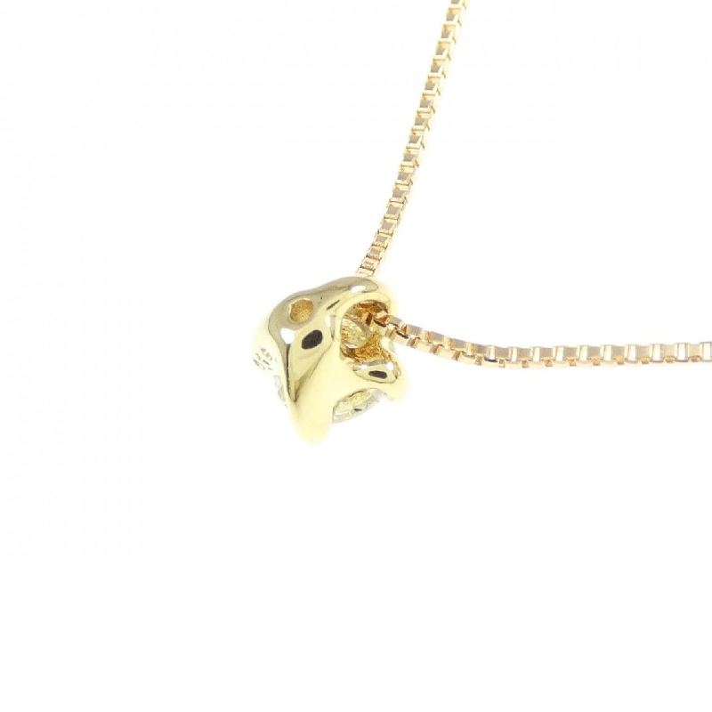 K18YG Solitaire Dây chuyền kim cương 0.18CT - Hàng hiệu Chính hãng 859005