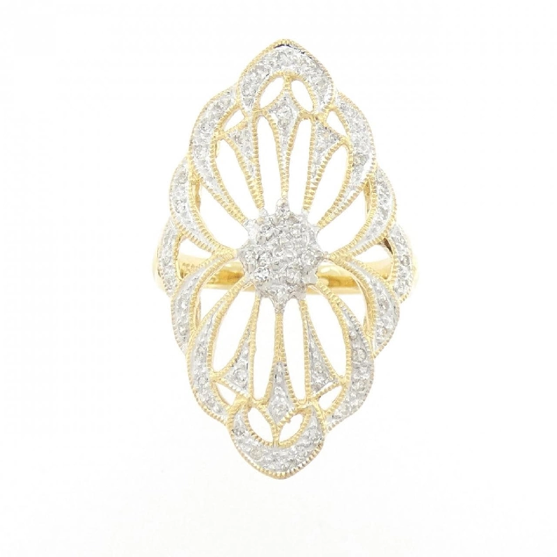 Nhẫn kim cương 750YG/750WG 0.26CT - Hàng hiệu Authentic 847441