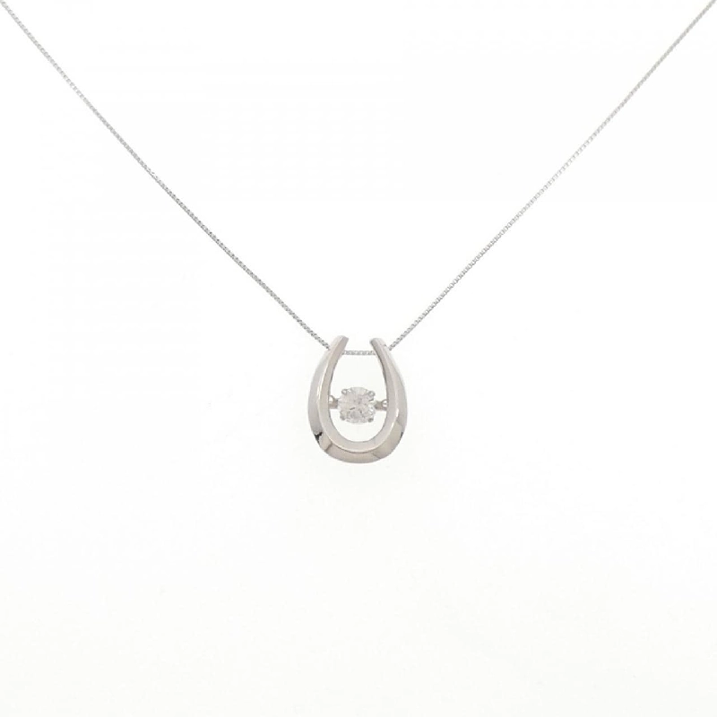 Dây chuyền kim cương PT900/PT850 hình móng ngựa 0.31CT - Hàng hiệu Chính hãng 858385