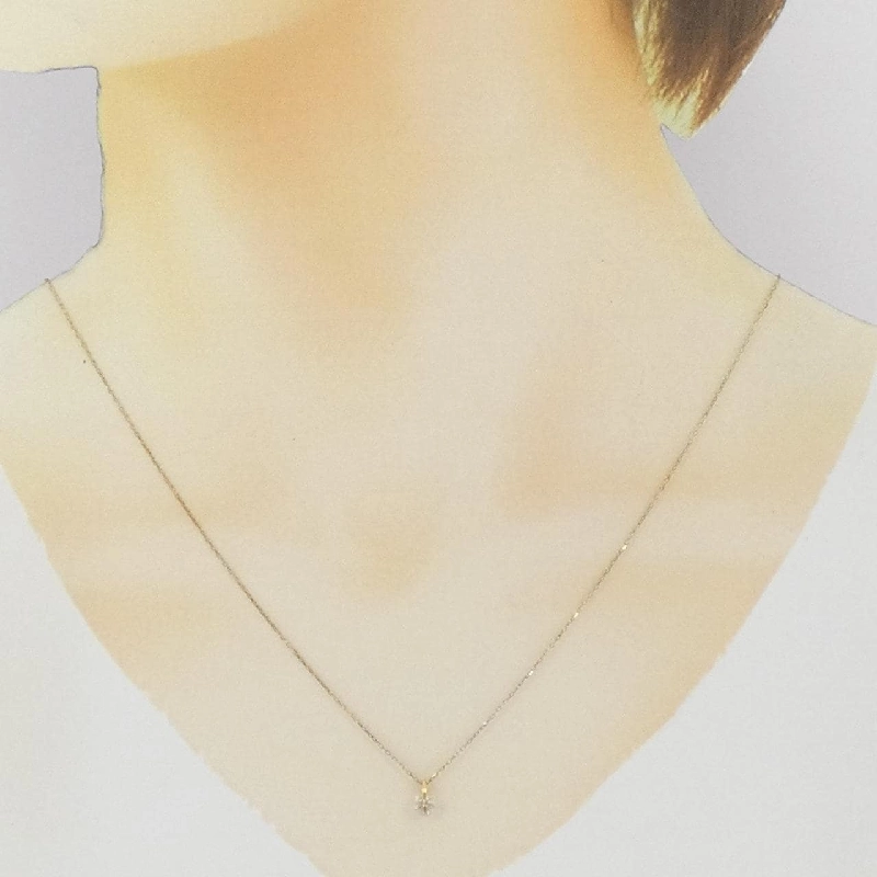 K18YG/K10YG Dây chuyền kim cương 0.20CT - Hàng hiệu Chính hãng 849887