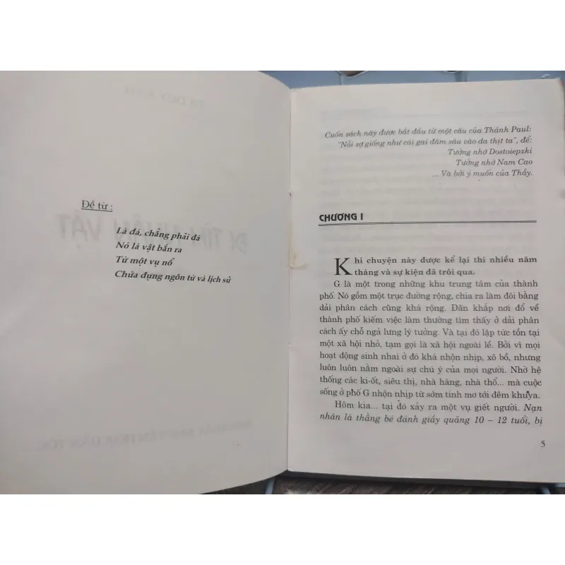 Sách: Đi tièm nhân vật - Tạ Duy Anh (A3) 595984