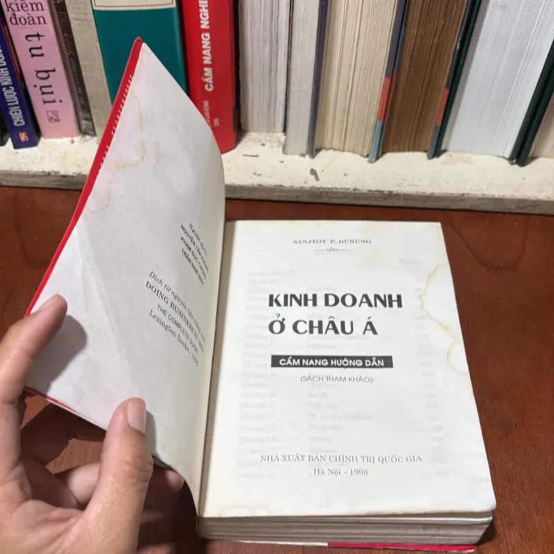 II Sách Kinh Doanh: Kinh Doanh Ở Châu Á (Sách Tham Khảo) - Sanjyot P. Dunung - 1998 751633
