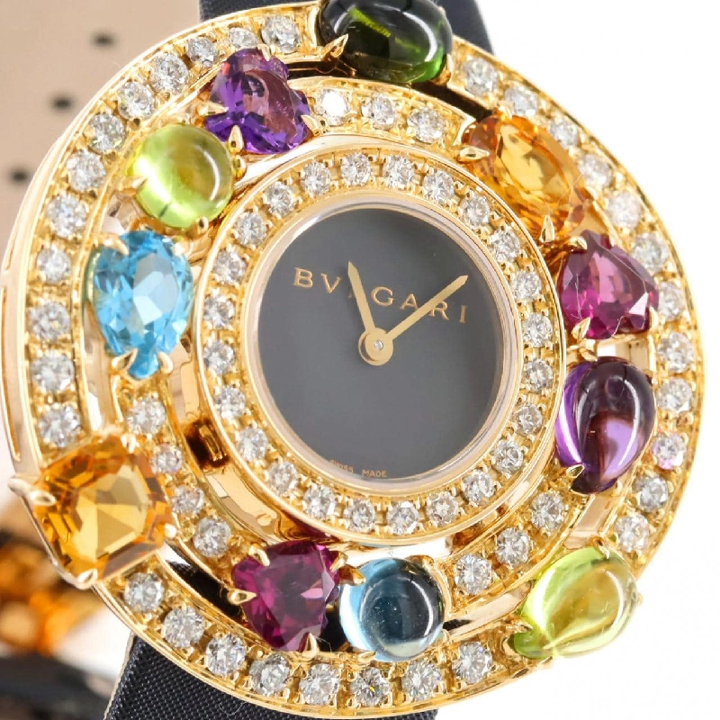 Bulgari Cherki YG/D&Đá màu AE36G/AE36D2CBL YG Quartz - Hàng hiệu Chính hãng 881150