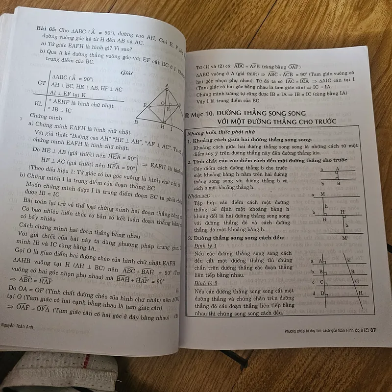 Phương pháp tư duy tìm cách giải toán hình học 8
20k 729909