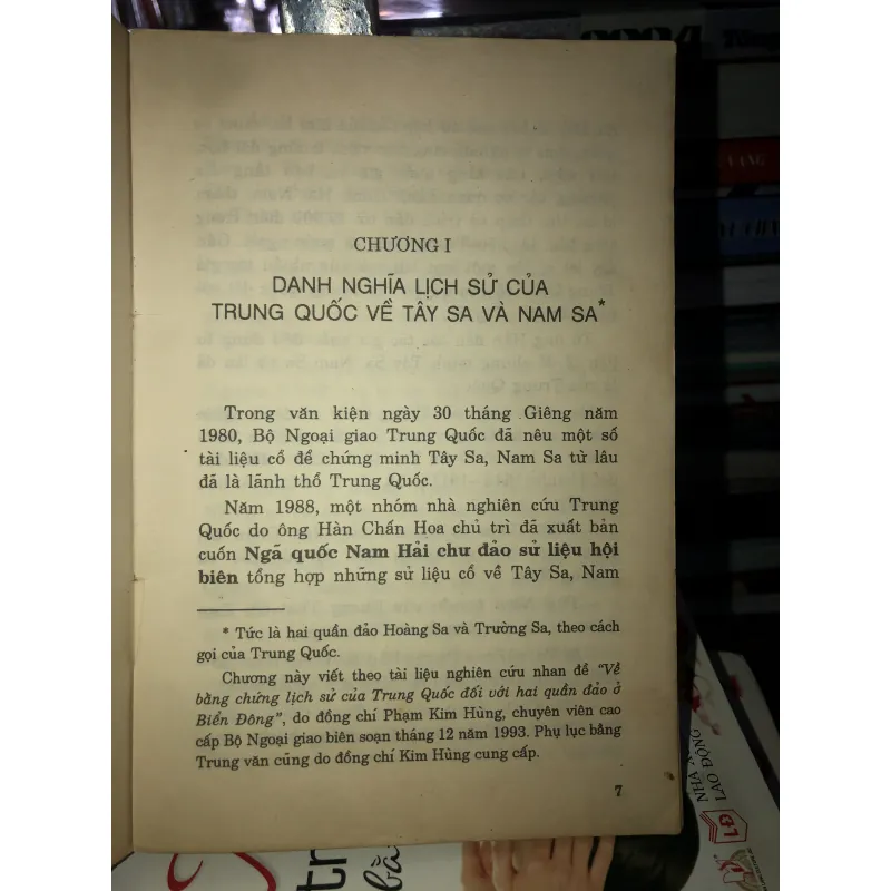 Cuộc tranh chấp Việt - Trung về hai quần đảo Hoàng Sa và Trường Sa 763636