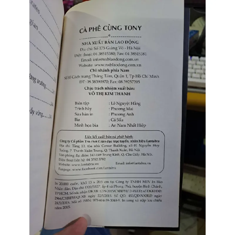 Cà phê cùng Tony - Tony buổi sáng VĂN HỌC HCM1008 577338