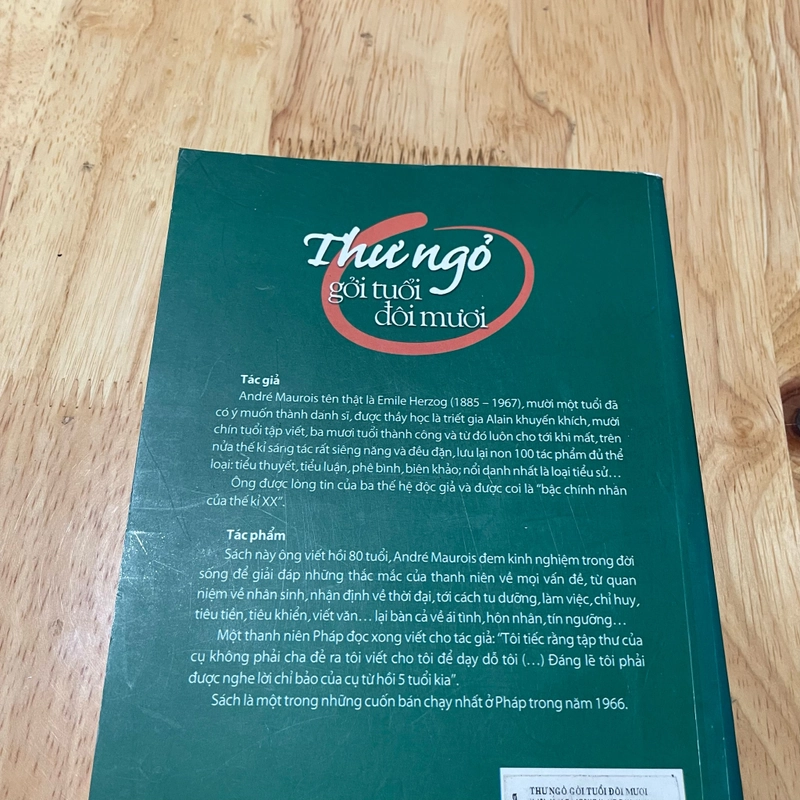II Sách Kỹ Năng: Thư Ngỏ Gởi Tuổi Đôi Mươi - ANDRÉ MAUROIS - Nguyễn Hiến Lê (Dịch) - 2007 473455
