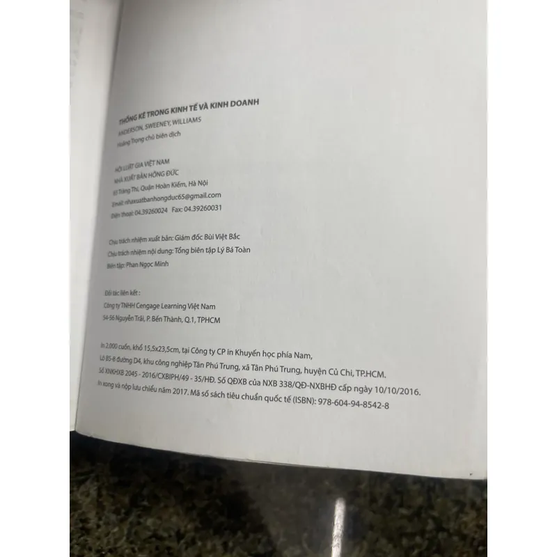 Thống kê trong kinh tế và kinh doanh Anderson Sweeney Williams 737815