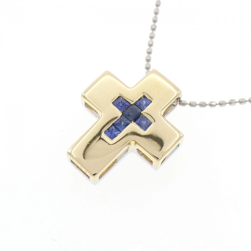 K18/K18WG/PT850 Dây chuyền Sapphire 0.20CT - Hàng hiệu Chính hãng 858316