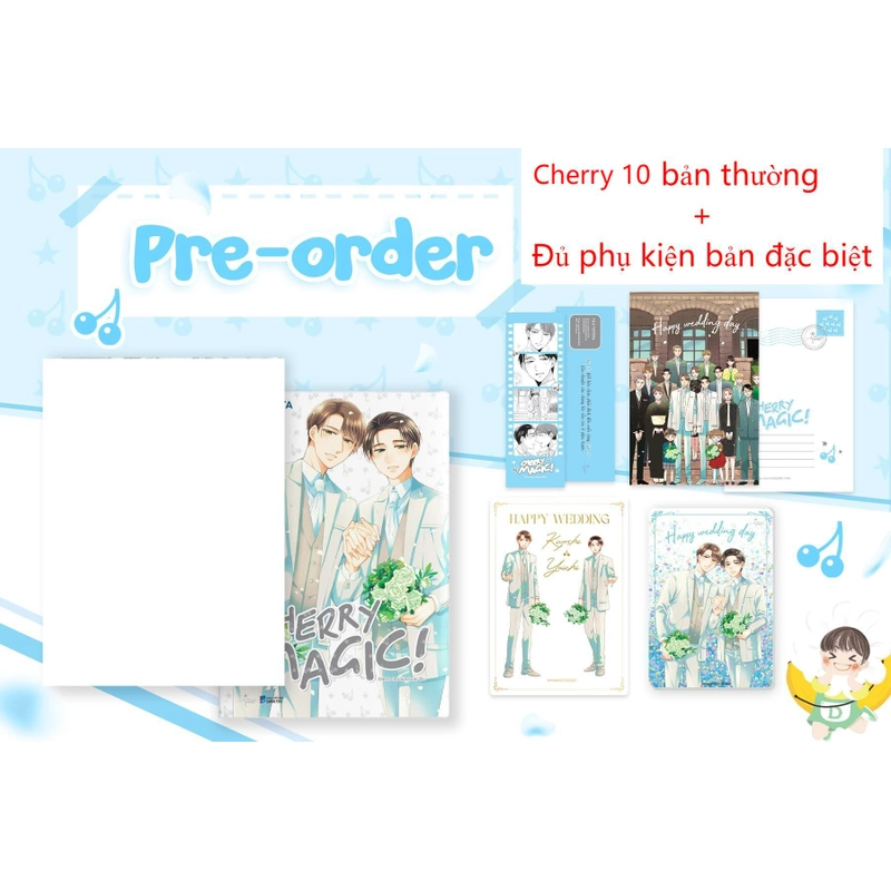 [Đam Mỹ_Boylove] Truyện tranh - Cherry Magic - Tập 10 (Bản thường + Phụ kiện bản ĐB) 474862