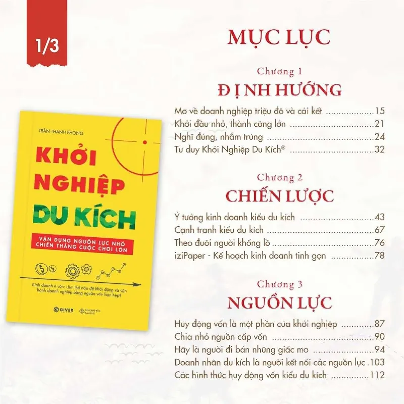 Khởi Nghiệp Du Kích - Trần Thanh Phong - GIVER BOOKS - MARKETING KINH DOANH 595447
