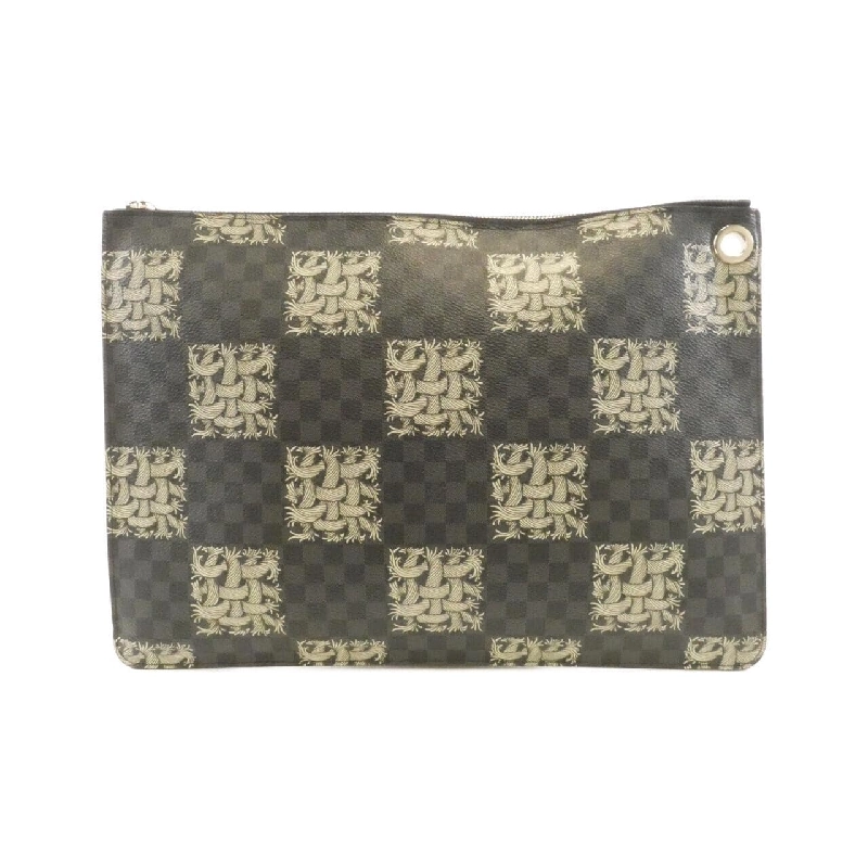 Túi xách Louis Vuitton Damier Graphite (Rope) Pochette Jour GM N61232 - Hàng hiệu Chính hãng 771595