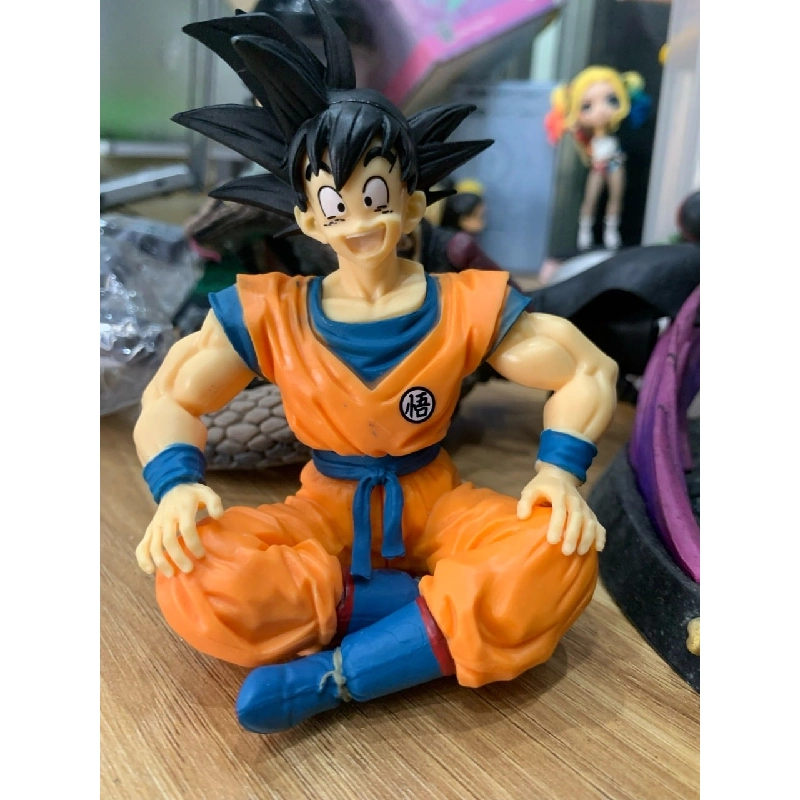 [ Sẵn ] Mô hình Son Goku ngồi võ phục cam Dragon ball Action Figure 763689