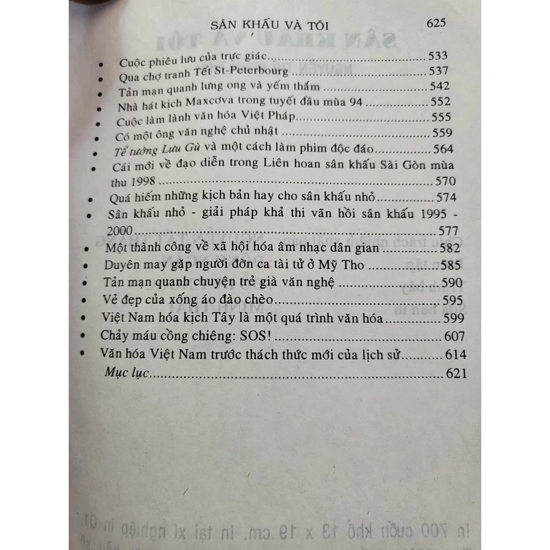 Sân khấu và tôi_  tác giả Nguyễn Thị Minh Thái
 xuất bản 1999, có chữ ký tác giả
 357528