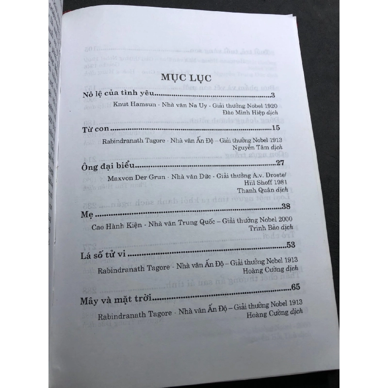 ĐôngJoăng thanh minh tuyển truyện ngắn các tác giả đoạt giải Nobel 2008 bìa cứng mới 70% ố bẩn nhẹ Nobelprize HPB0906 SÁCH VĂN HỌC 914952