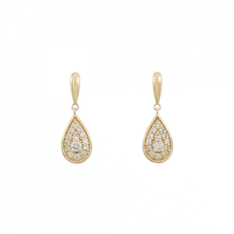 Bông tai kim cương K18YG 0.16CT - Hàng hiệu Chính hãng 868734