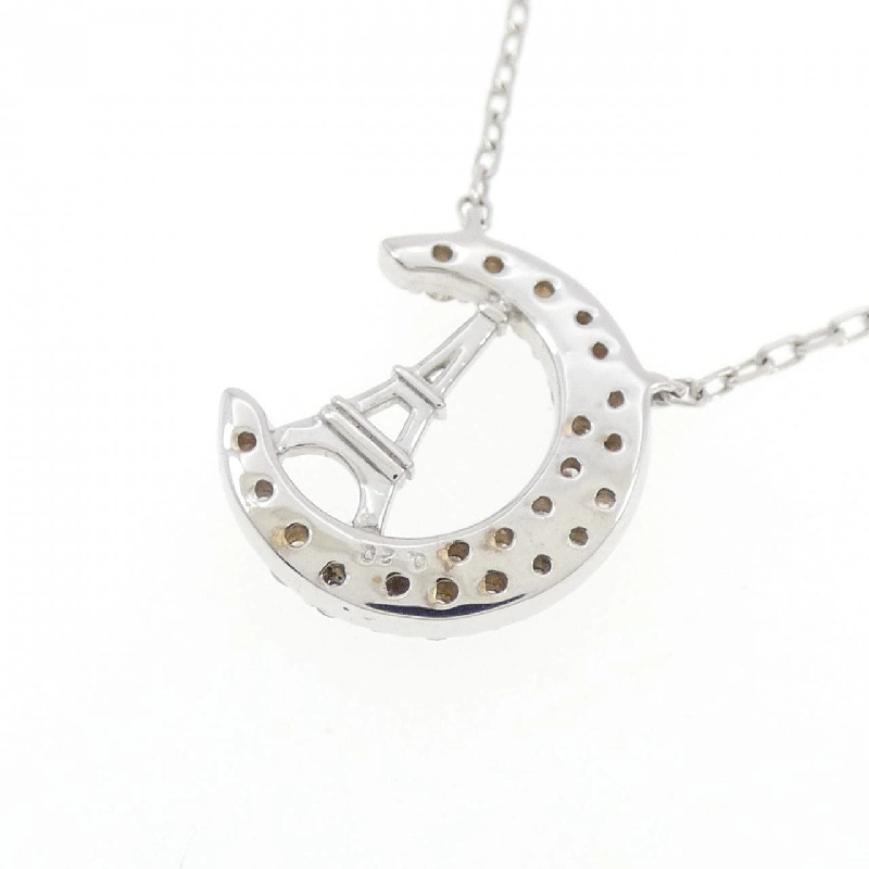 K18WG Dây chuyền kim cương 0.20CT - Hàng hiệu Chính hãng 858234