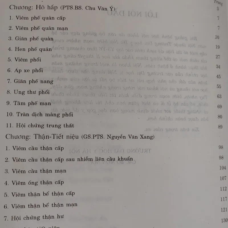 BỆNH  HỌC NỘI KHOA 573562