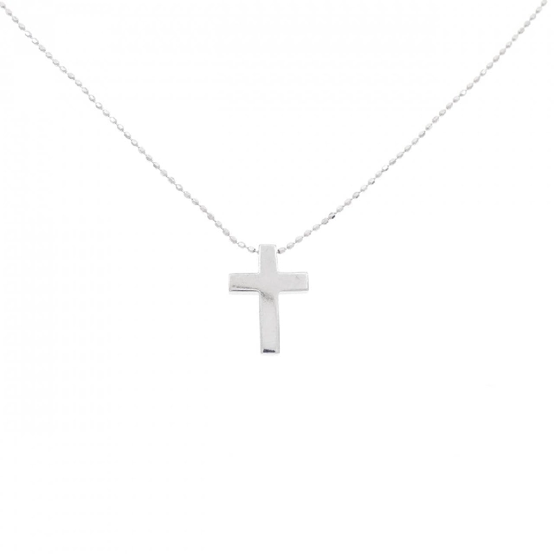 K18WG Dây chuyền hình chữ thập - Hàng hiệu Authentic 858597