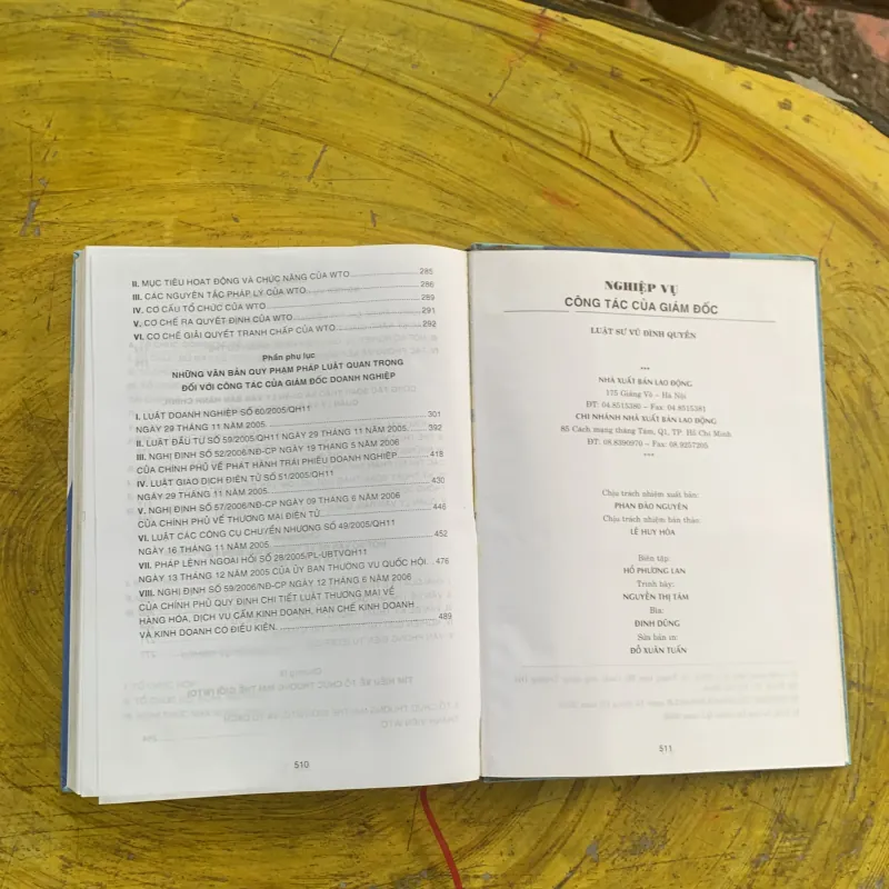 NGHIỆP VỤ CÔNG TÁC CỦA GIÁM ĐỐC - luật sư VŨ ĐÌNH QUYỀN 956925
