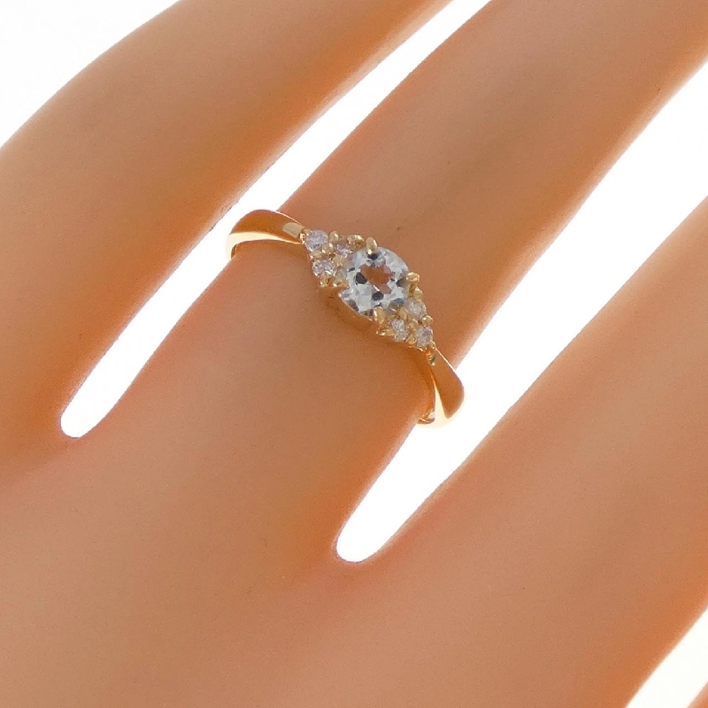 Nhẫn Aquamarine K18YG - Hàng hiệu Chính hãng 854857