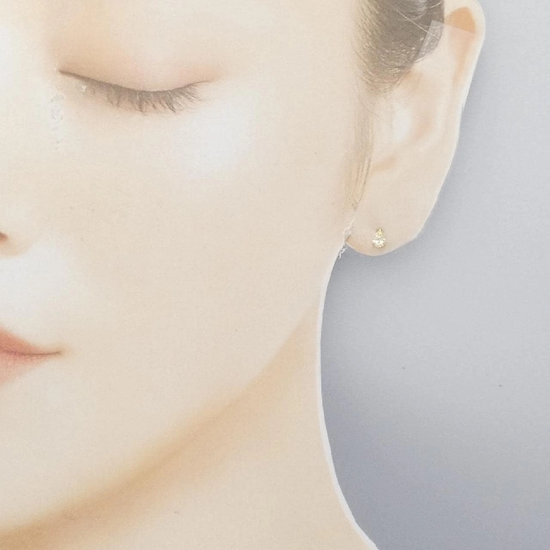 K18YG Bông tai kim cương 0.32CT - Hàng hiệu Chính hãng 871533