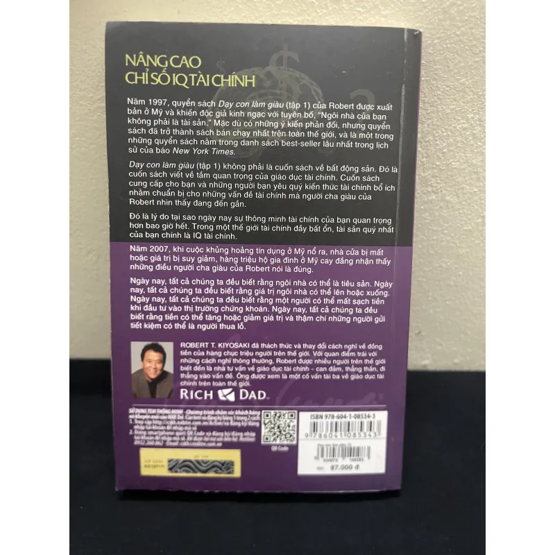 Dậy Con Làm Giầu 13 Nâng Cao Chỉ Số IQ Tài Chính-ROBERT T.KIYOSAKI 1003783