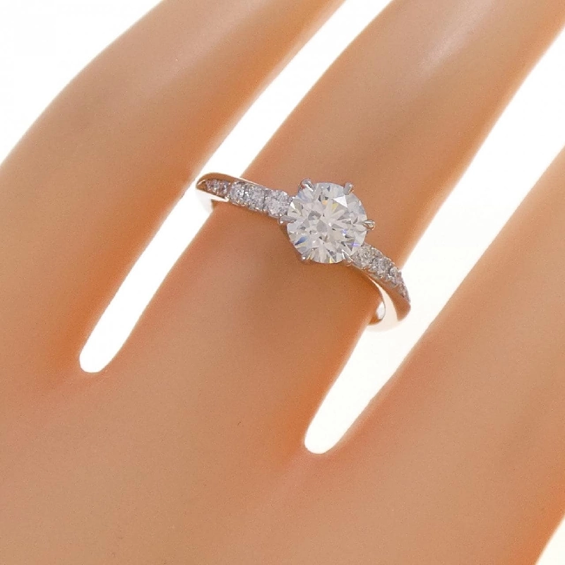 Nhẫn kim cương PT950 0.702CT H SI1 3EXT H＆C - Hàng hiệu Authentic 872713