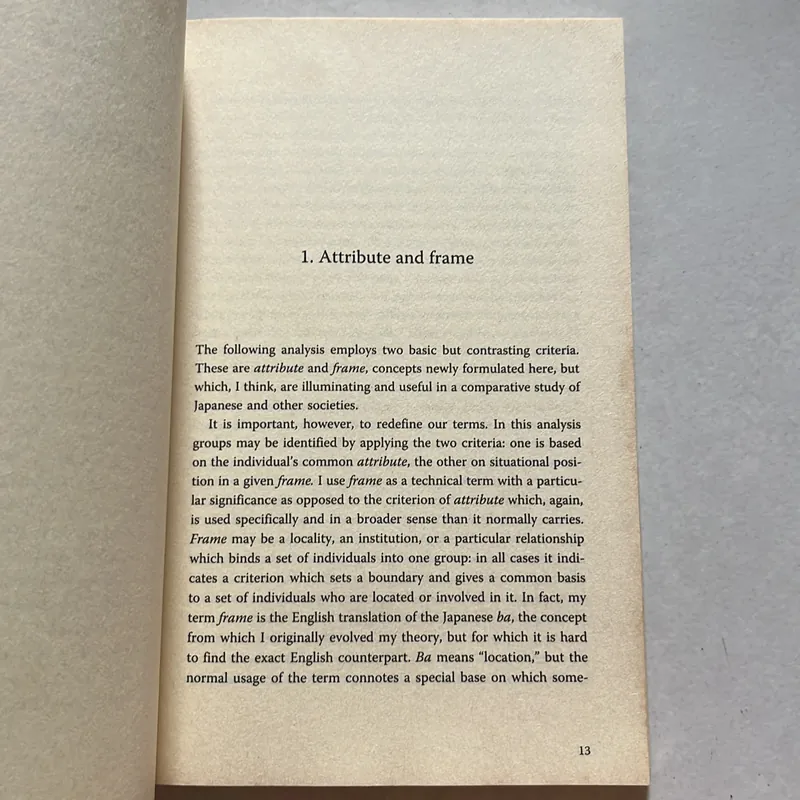 Japanese Society - Chie Nakane 673904