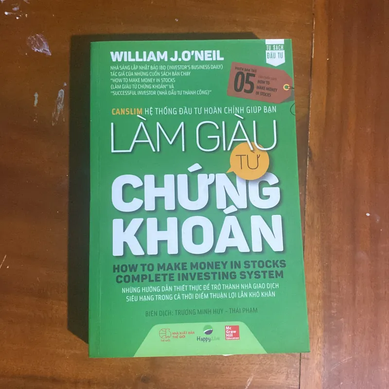 Sách Làm giàu từ chứng khoán, william J.o'neil 784064