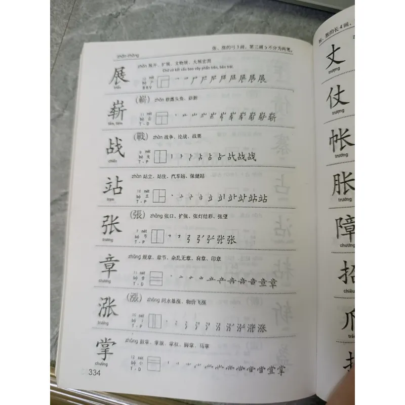 TỪ ĐIỂN VIẾT CHỮ HÁN HIỆN ĐẠI 592025