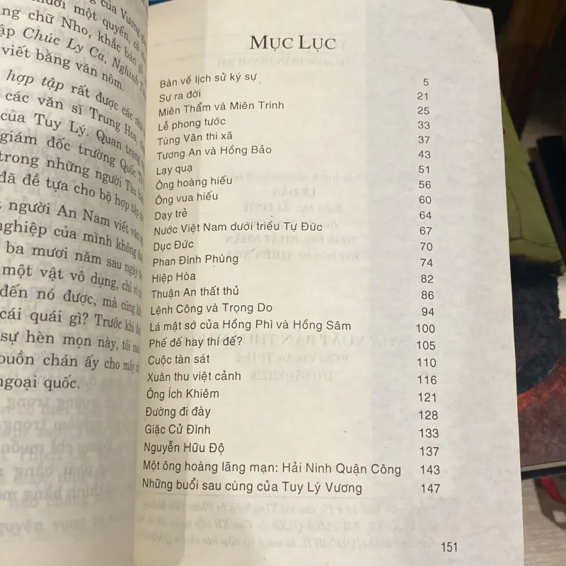 TUY LÝ VƯƠNG, LỊCH SỬ KÝ SỰ (XB 2000) 995889