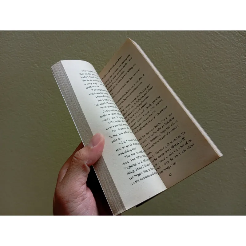 By the river piedra I sat down and wept sách ngoại văn tiếng Anh english book  790113