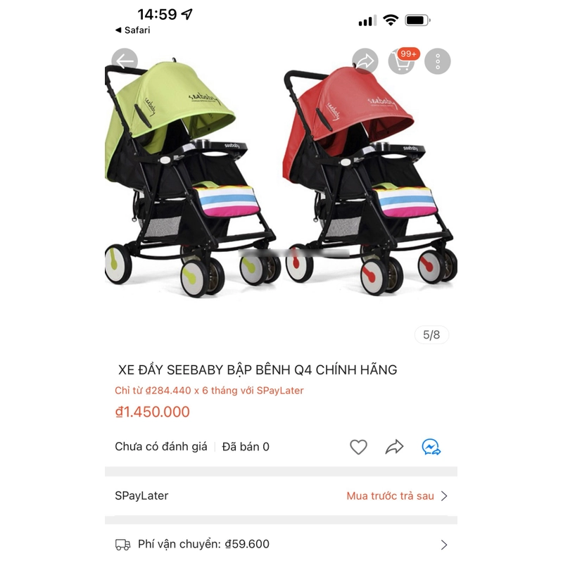 Xe đẩy qq4 see baby  329526