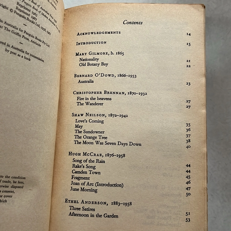 The Penguin Book of Modern Australian Verse  509275