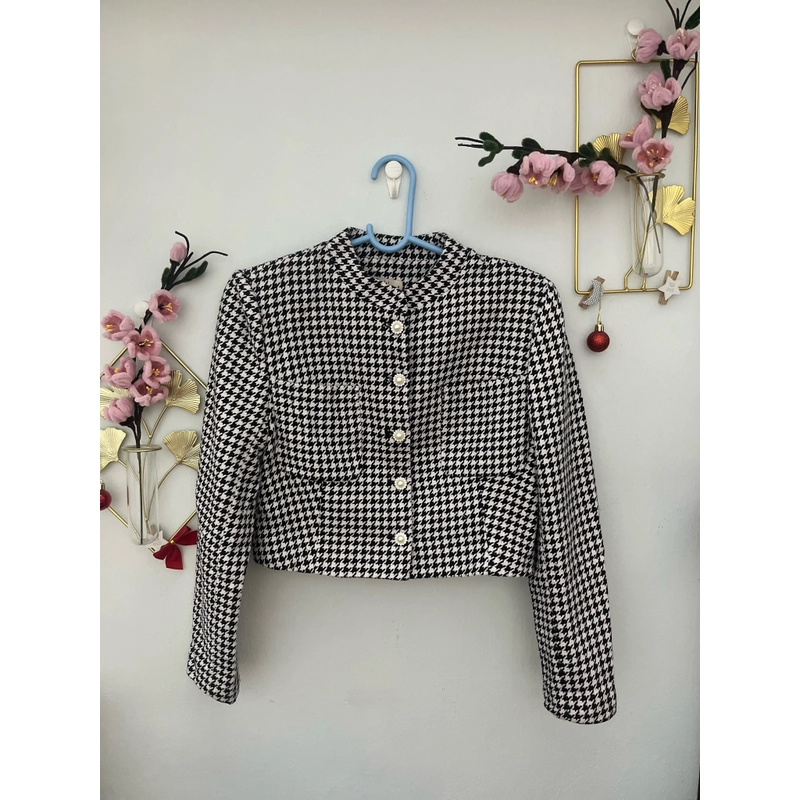 Áo khoác dạ Tweed size S, thương hiệu Ochird.  443430
