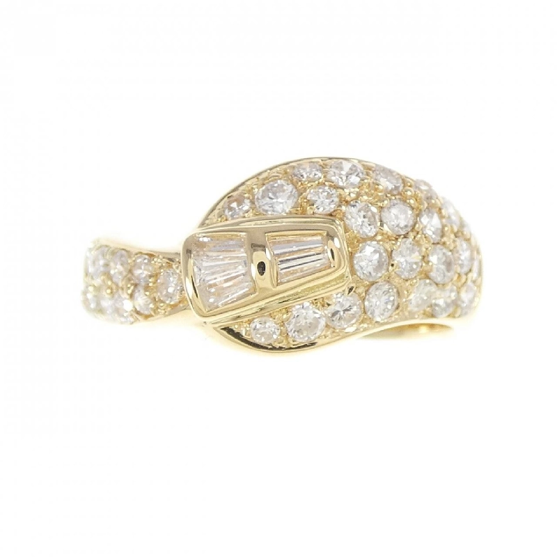 Nhẫn kim cương K18YG 0.73CT 668583