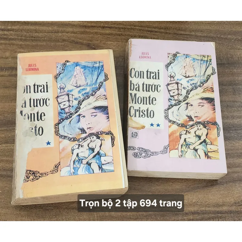 Trọn bộ 2q tiểu thuyết CON TRAI BÁ TƯỚC MONTE CRISTO, tác giả Jules Lermina 703844