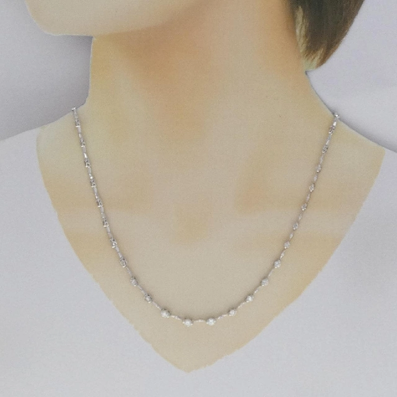 K18WG Dây chuyền kim cương 3.06CT - Hàng hiệu Chính hãng 862815