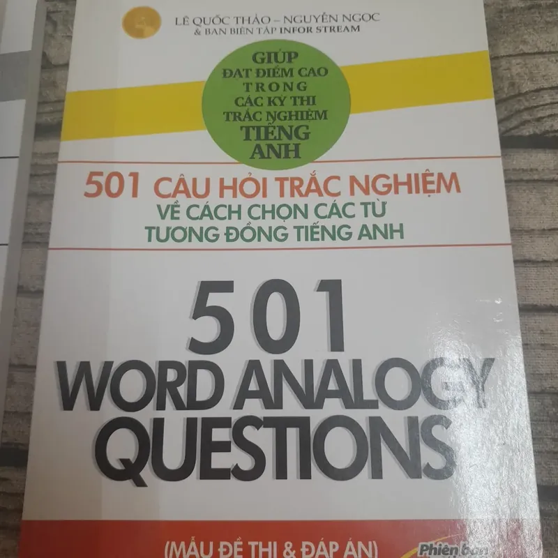 2 cuốn sách rèn luyện từ vựng tiếng Anh. Tác giả Lê Quốc Thảo BBT Infor Stream 701457