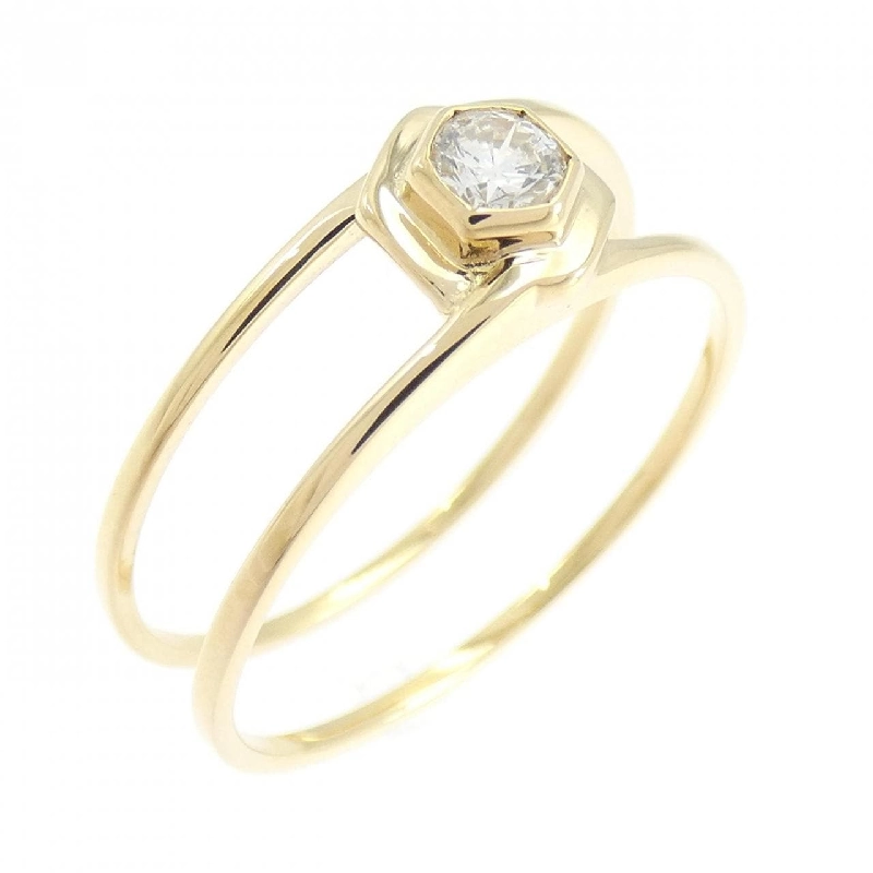 Nhẫn kim cương K18YG 0.13CT - Hàng hiệu Authentic 854631