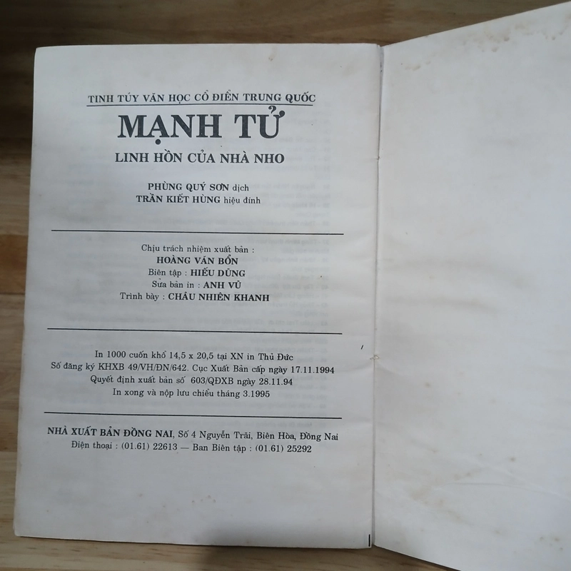 Mạnh Tử - Linh Hồn Của Nhà Nho (Phùng Quý Sơn dịch) 523499