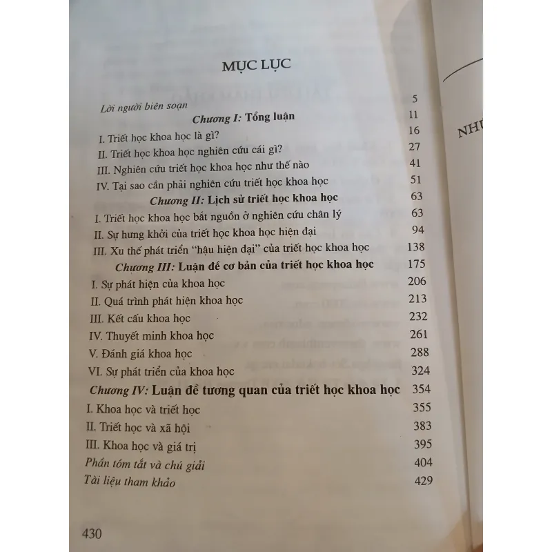 NHỮNG KIẾN GIẢI VỀ TRIẾT HỌC KHOA HỌC (BÌA CỨNG) - ĐỖ ANH THƠ 1026377