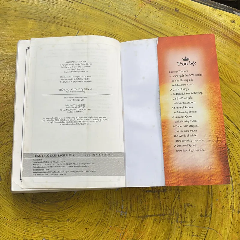 TRÒ CHƠI VƯƠNG QUYỀN (2a-2b) HẬU DUỆ CỦA SƯ TỬ VÀNG & BẢY PHỤ QUỐC 689631