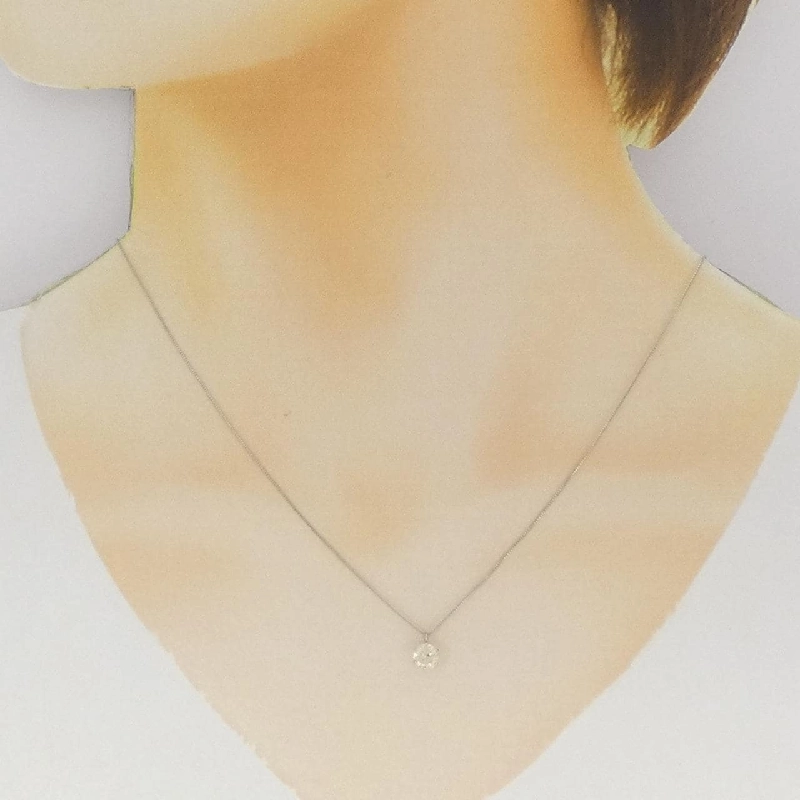 Dây chuyền kim cương Solitaire PT900/PT850 0.47CT - Hàng hiệu Chính hãng 864555