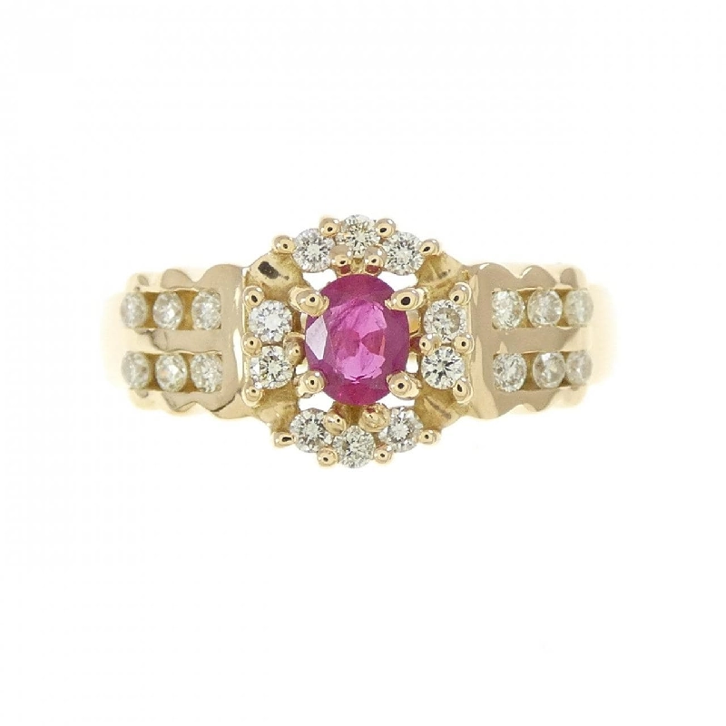 Nhẫn Ruby K18YG - Hàng hiệu Chính hãng 854069